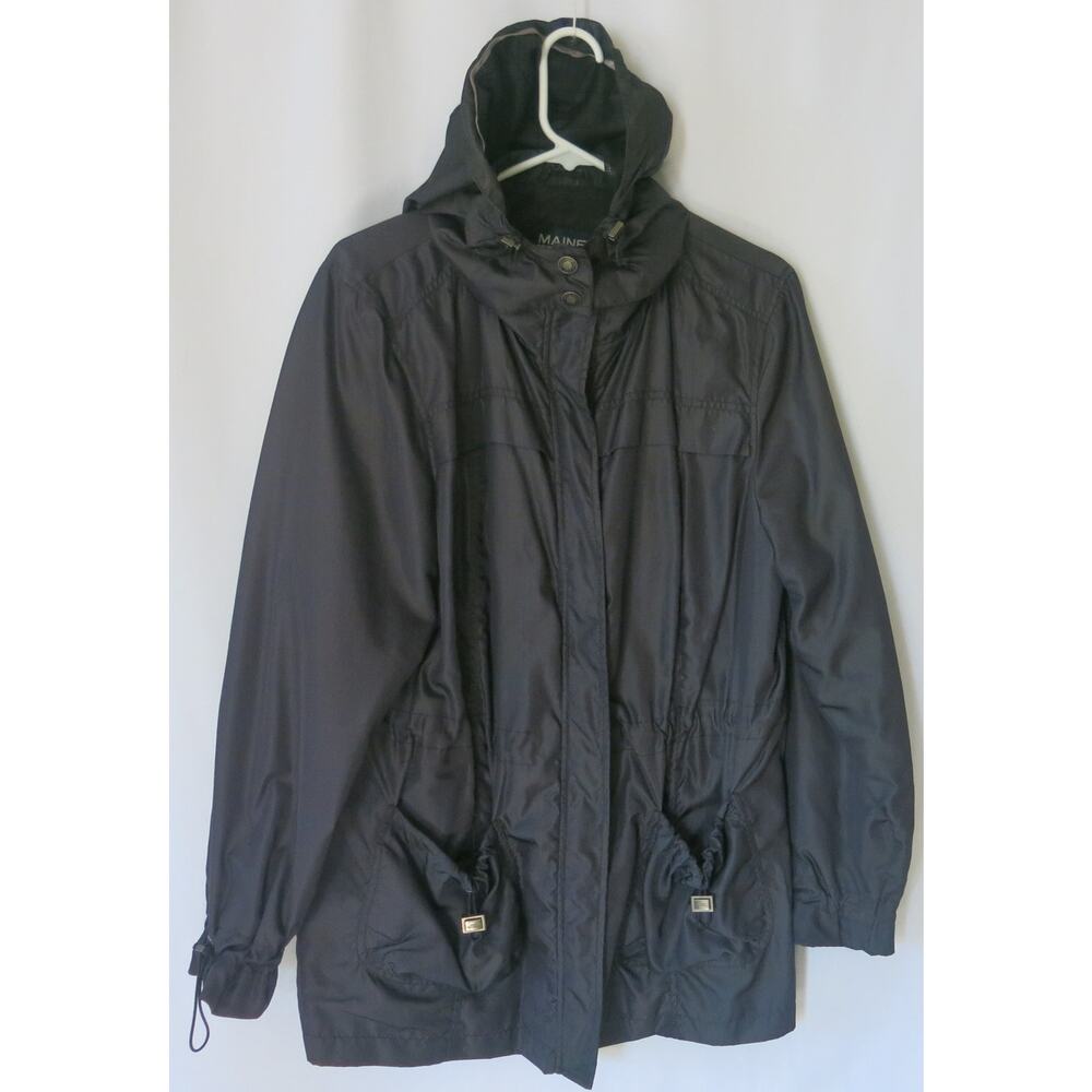 Debenhams Maine New England Rain Jacket Size 18 Windbreaker Casual Everyday Blue